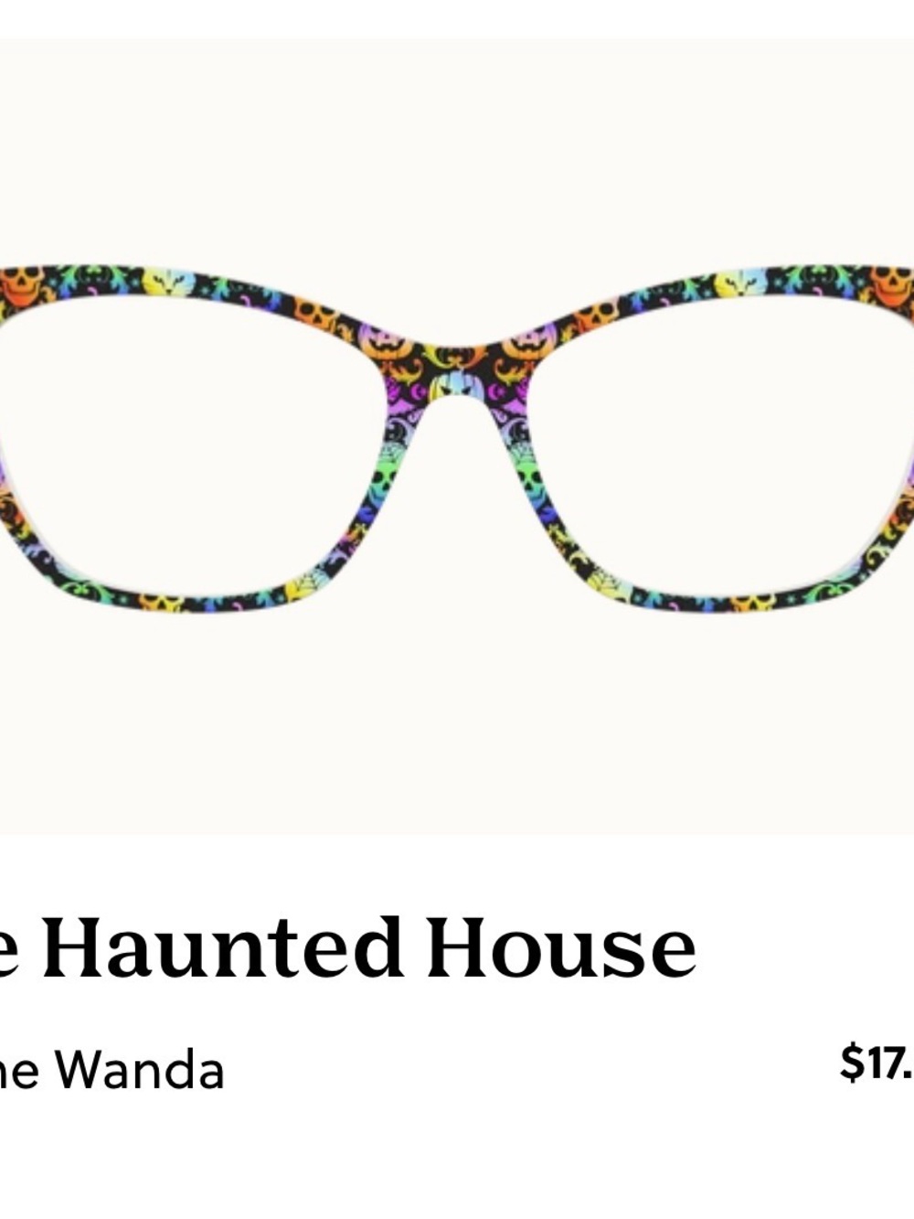 2 Pair Eyewear Pumpkin Haunted House & Classic Jack-O-Lantern Toppers
